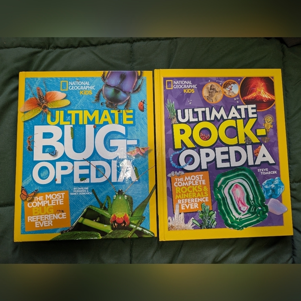 National Geographic Ultimate Bugopedia And Rockopedia Book